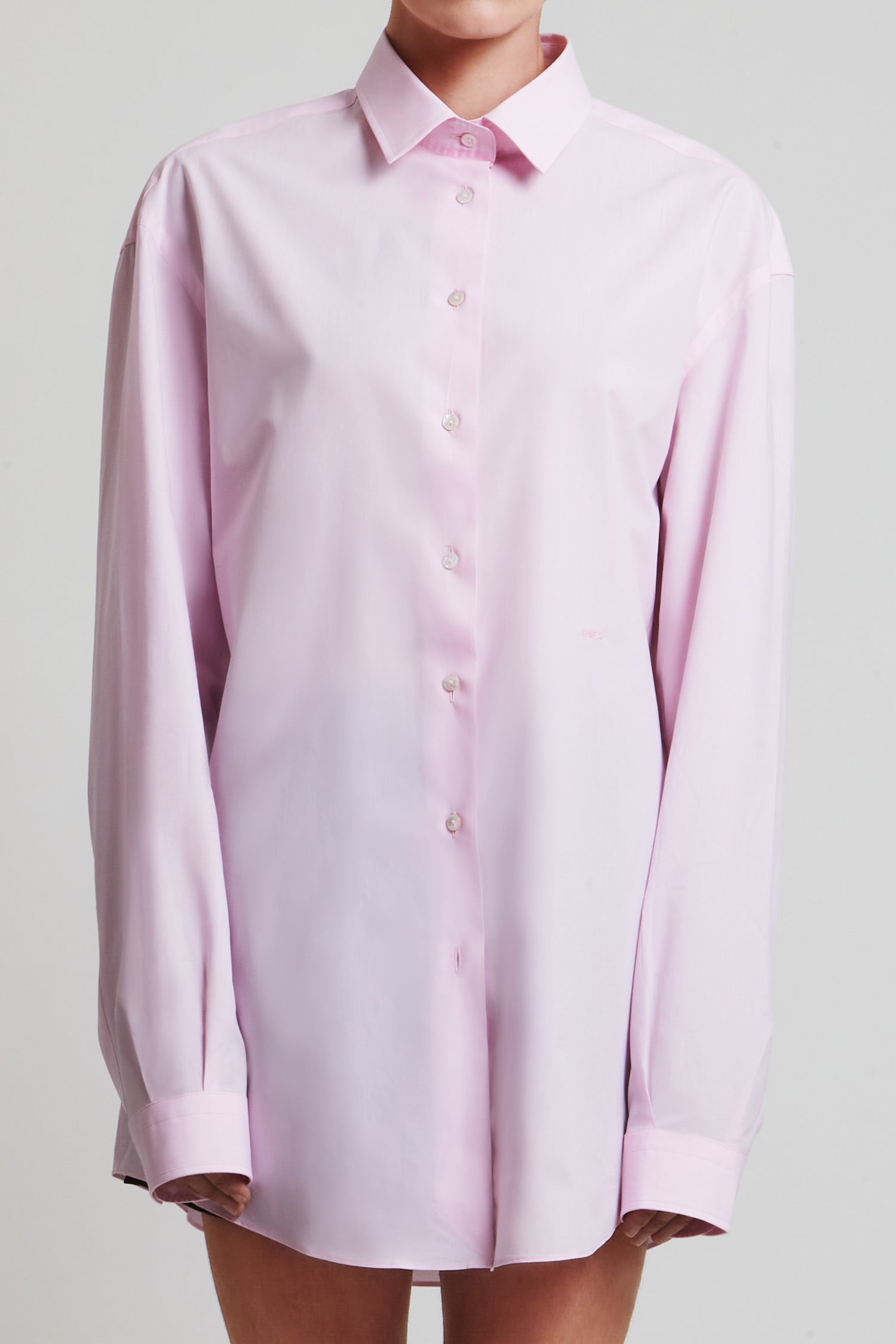 Soft Pink Oversized Shirt