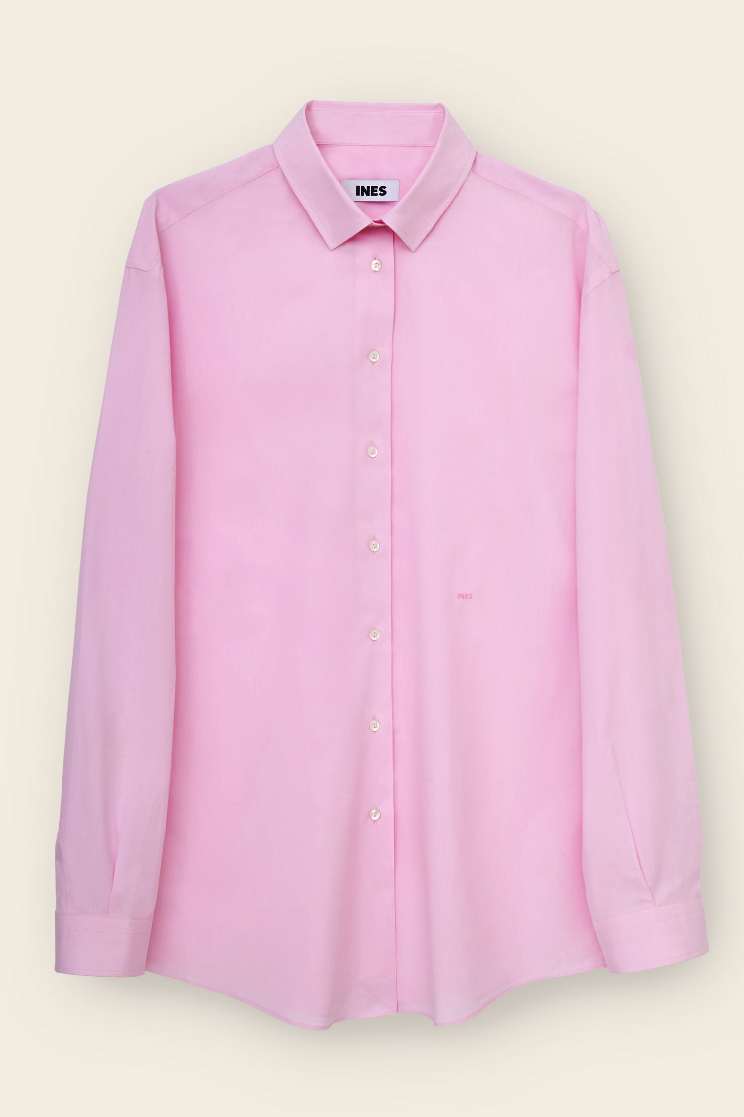 Oversized Classic Shirt in super soft cotton- PINK edition