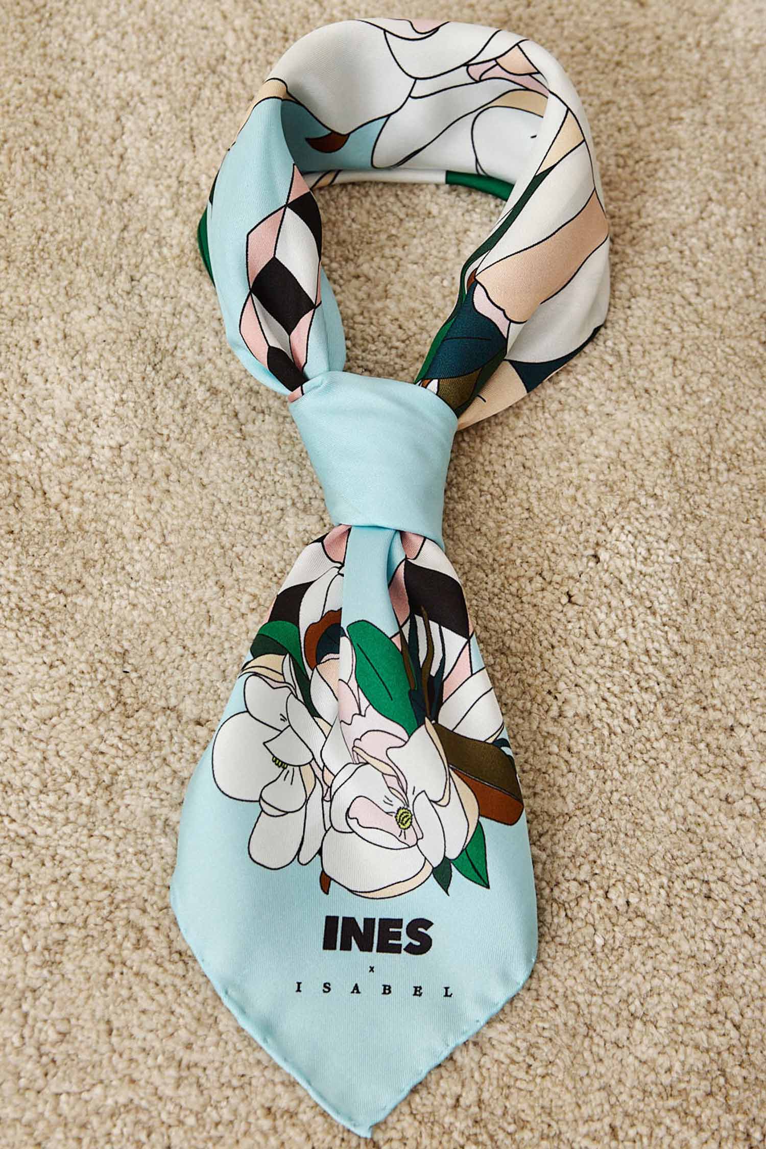 Made to order - Magnolia silk scarf