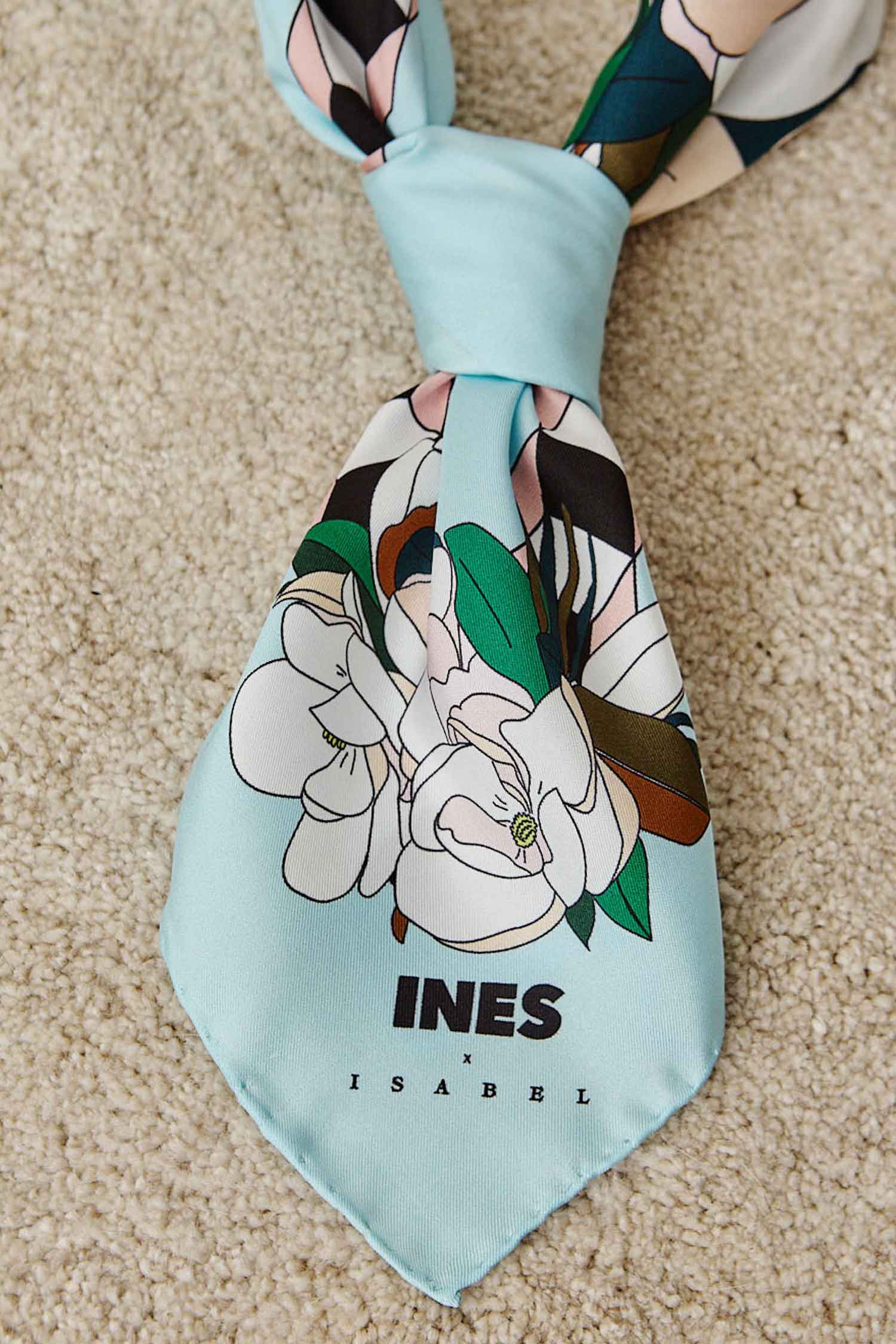 Made to order - Magnolia silk scarf
